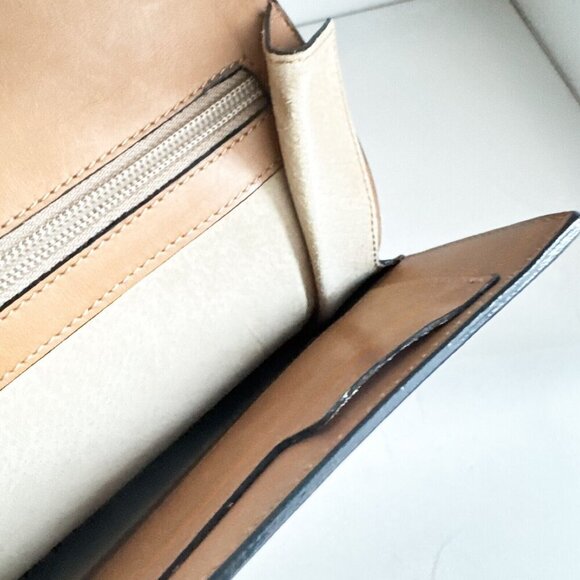 Vintage Bally Light Beige Monogram Office Document Case - Picture 11 of 14